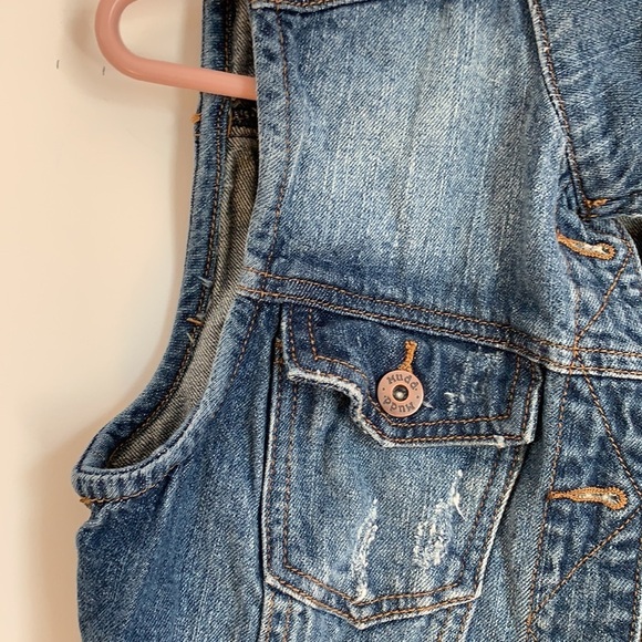 MUDD JEAN VEST JACKET WOMEN SIZE S - Picture 5 of 7